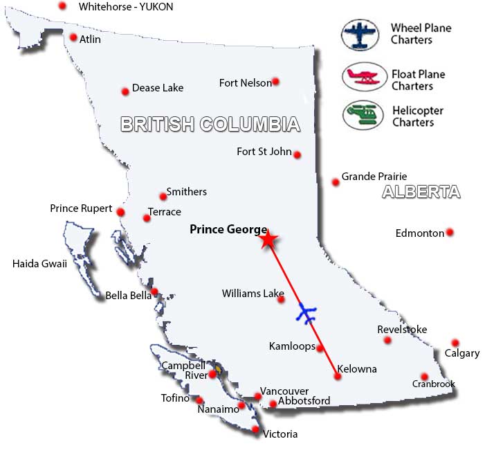 Prince George Charter Flights 